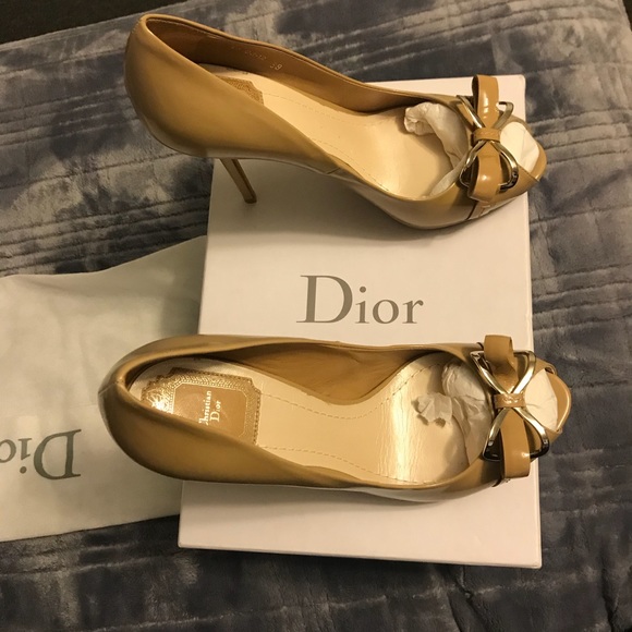 Dior open toe heely pumps - Picture 4 of 5